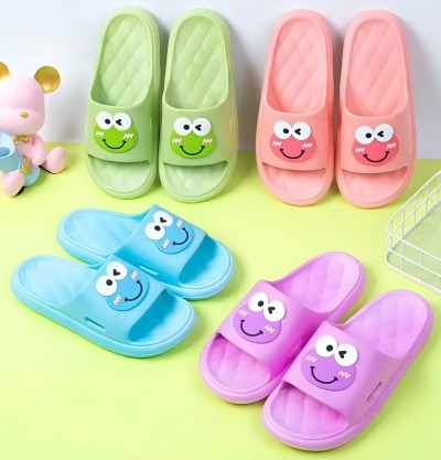 D19-8春秋季平底防滑休闲内外穿厚底坡跟百搭凉拖鞋 80/件六A5-2-3-4