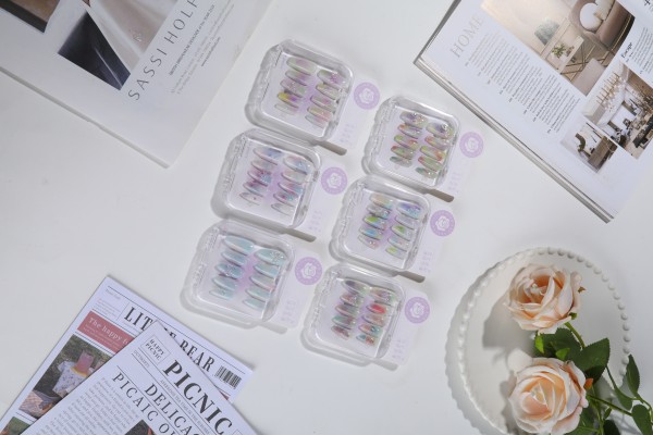 939蝴蝶结闪钻穿戴甲432/件