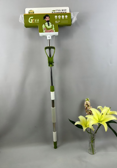 90015-33cm新款胶棉拖把不锈钢滚轮式挤水免手洗拖把正品28/件八一号ZBJ2-1-1