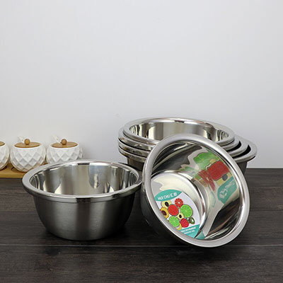 （160/件）26特厚欧式大反边不锈钢多用盆六B40-2-1