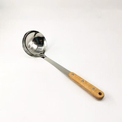 木柄3钉加厚不锈钢汤勺 特价数量有限 厨房用具炒菜烹饪汤勺厂家直供八B36-2-1