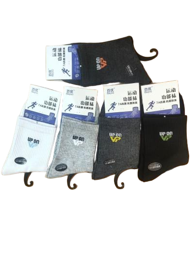 9号热销新品男款秋冬休闲中筒袜 吸汗防臭透气百搭耐磨运动商务袜八B28-4-2