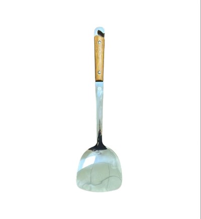 （日式品牌）不锈钢挂式木柄铲加厚不锈钢锅铲厨房用具炒菜烹饪铲