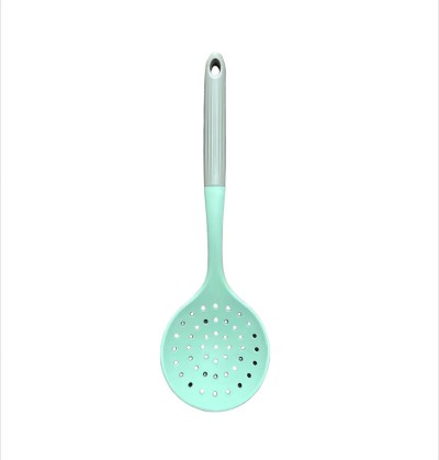 （日式品牌）雅格硅胶漏勺厨房锅铲家用食品级硅胶漏勺防烫抗菌烹饪铲耐高温