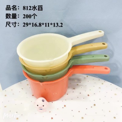 水舀812漂流必备神器家用长柄水瓢厨房专用加厚水舀宝宝洗澡洗头雨花石200/个