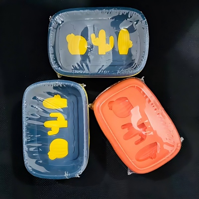 6812-（4个装）仙人掌香皂盒家用沥水双层肥皂盒 60/箱