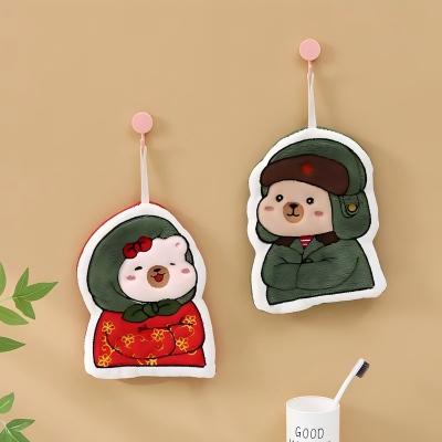 SC021东北风系列擦手巾可挂式厨房洗手吸水加厚抹布 600/件