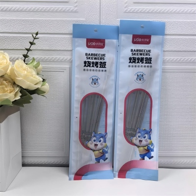 不锈钢一次性扁烧烤签 600/箱