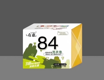 （3块）84植物抑菌洗衣肥皂212g 16/箱