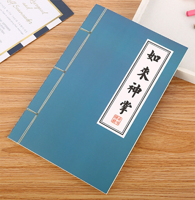 创意武功秘籍笔记本A5车线本大号记事本八B36-3-2