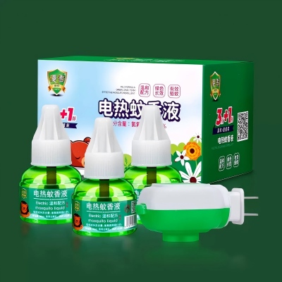 3液+1器电蚊香液加热器驱蚊液套装 70/箱