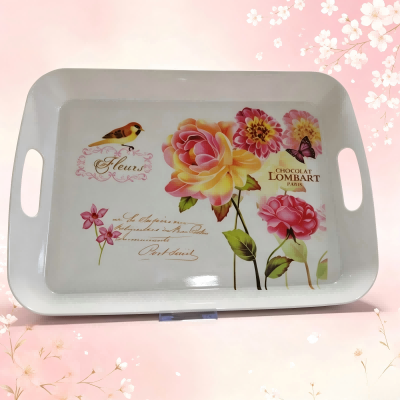 （仿瓷）5517托盘清新风餐具 60/件