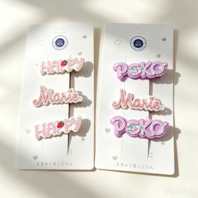 （3支）时尚卡通压夹边夹BB夹30卡/包3000卡/箱