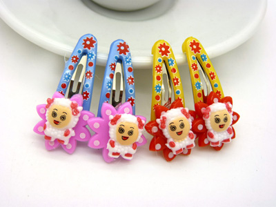 特价韩国饰品 儿童发夹 喜羊羊BB夹 儿童边夹 刘海夹发饰头饰品配饰
