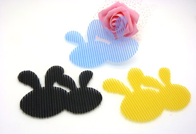 可爱美女头饰时尚大号韩版魔法贴万能浏海帖 固定头发头饰 卡通刘海贴大号 c9c10空白-4