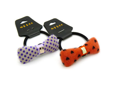 女士时尚布艺蝴蝶结发绳头绳发圈头花 学生发饰头饰 -发圈发绳B1-7-1