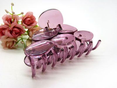 进口塑料大抓夹发饰大爪发夹多齿头夹马尾发夹发饰-9041---六C4-2-6