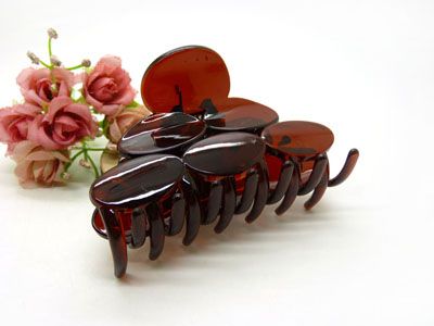 进口塑料大抓夹发饰大爪发夹多齿头夹马尾发夹发饰-9041--六C4-2-6