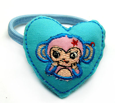 大号儿童发饰 女孩发绳发圈 桃心卡通发绳 扎头发皮筋B1-7-4