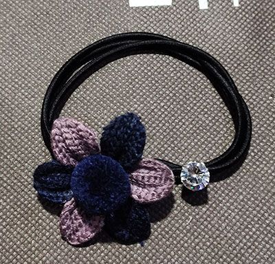 韩国头饰发饰发绳手绳韩版扎头发花瓣橡皮筋皮套耐用（单根）8号----B3-4-2