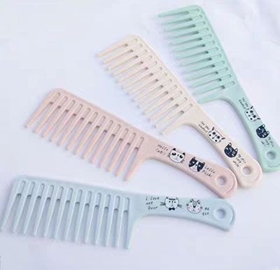 大尺宽齿塑料美发工具大卷长发湿发大齿梳子C9-2-2