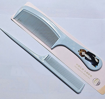 63号（2个装）卡通人物对梳防静电护发粗齿细齿梳C3-2-3