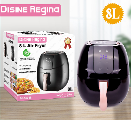 新款空气炸锅8L智能款家用电炸锅外贸出口欧规英文 air fryer