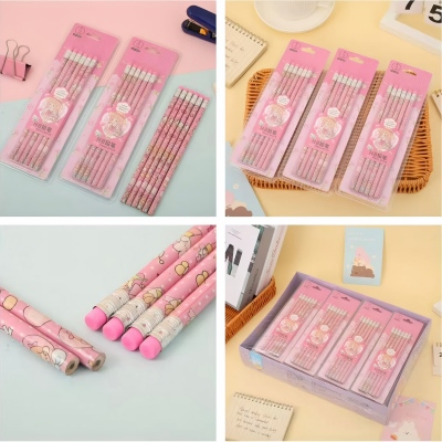 HP-0350（6支）带橡皮头书写铅笔 672/箱