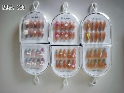 J-950穿戴甲指甲贴秋冬氛围立体美甲贴手工穿戴甲 600/件八C5-1-3