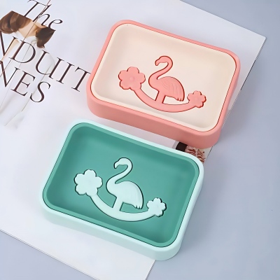 6817-（2个装）双层沥水肥皂盒浴室卫生间皂盒 120/箱