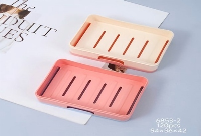 6853-（2个装）沥水肥皂盒浴室卫生间置物皂盒 120/箱