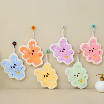 SC007有钱途系列擦手巾可挂式厨房洗手吸水加厚抹布 600/件