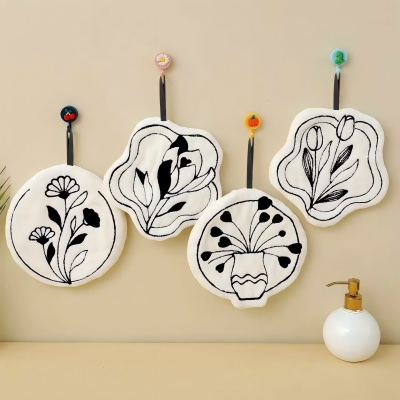 SC015国风系列擦手巾可挂式厨房洗手吸水加厚抹布 600/件