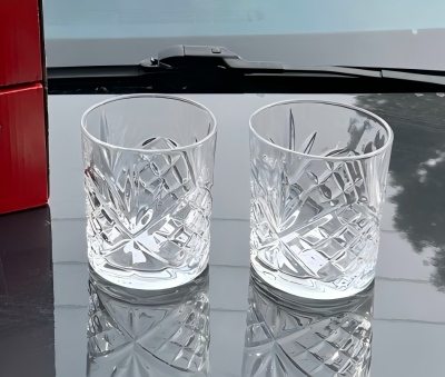 HJY004威士忌酒杯子高颜值家用高档玻璃酒杯 48/件八B35-1-1
