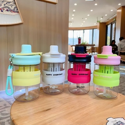 600ML-9023双饮果茶杯太空杯 60/箱