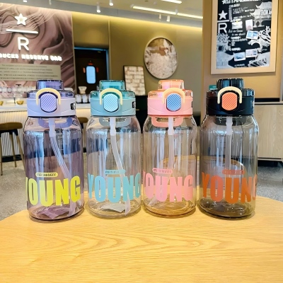 1000ML-5867雅致弹跳杯太空杯 60/箱