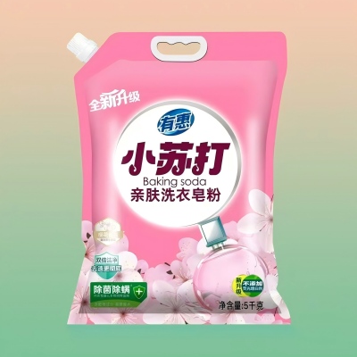 5kg小苏打亲肤洗衣皂粉 3/箱