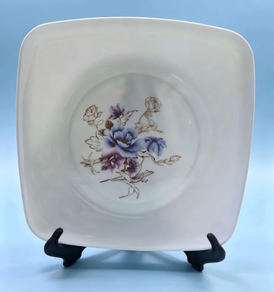 （仿瓷）6009彩色平盘清新风碗碟盘餐具 240/件